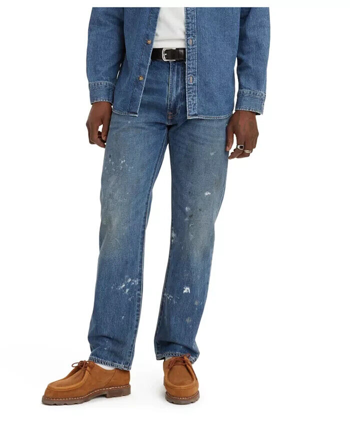 Levi's Men 551Z Authentic Straight-Fit Stonewash Jeans Blue Size 34x30 MSRP $108
