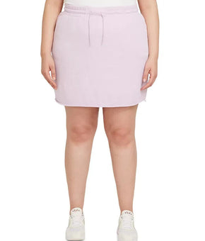 NIKE Plus Size Icon Clash Drawstring-Waist Sweats Skirt Purple Size 1X MSRP $60