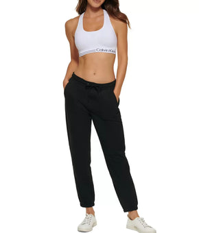 CALVIN KLEIN PERFORMANCE Women's Drawstring Jogger Pants Black Size XL MSRP $80