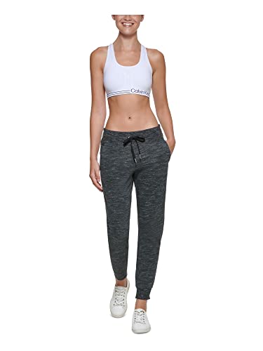 Calvin Klein Performance Womens Gray Cotton Blend Heather Cuffed Pants Size M