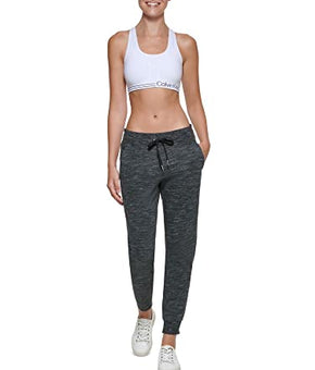 Calvin Klein Performance Womens Gray Cotton Blend Heather Cuffed Pants Size M