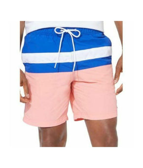 NAUTICA Men's Colorblocked 8" Swim Trunks Size XL MSRP $60