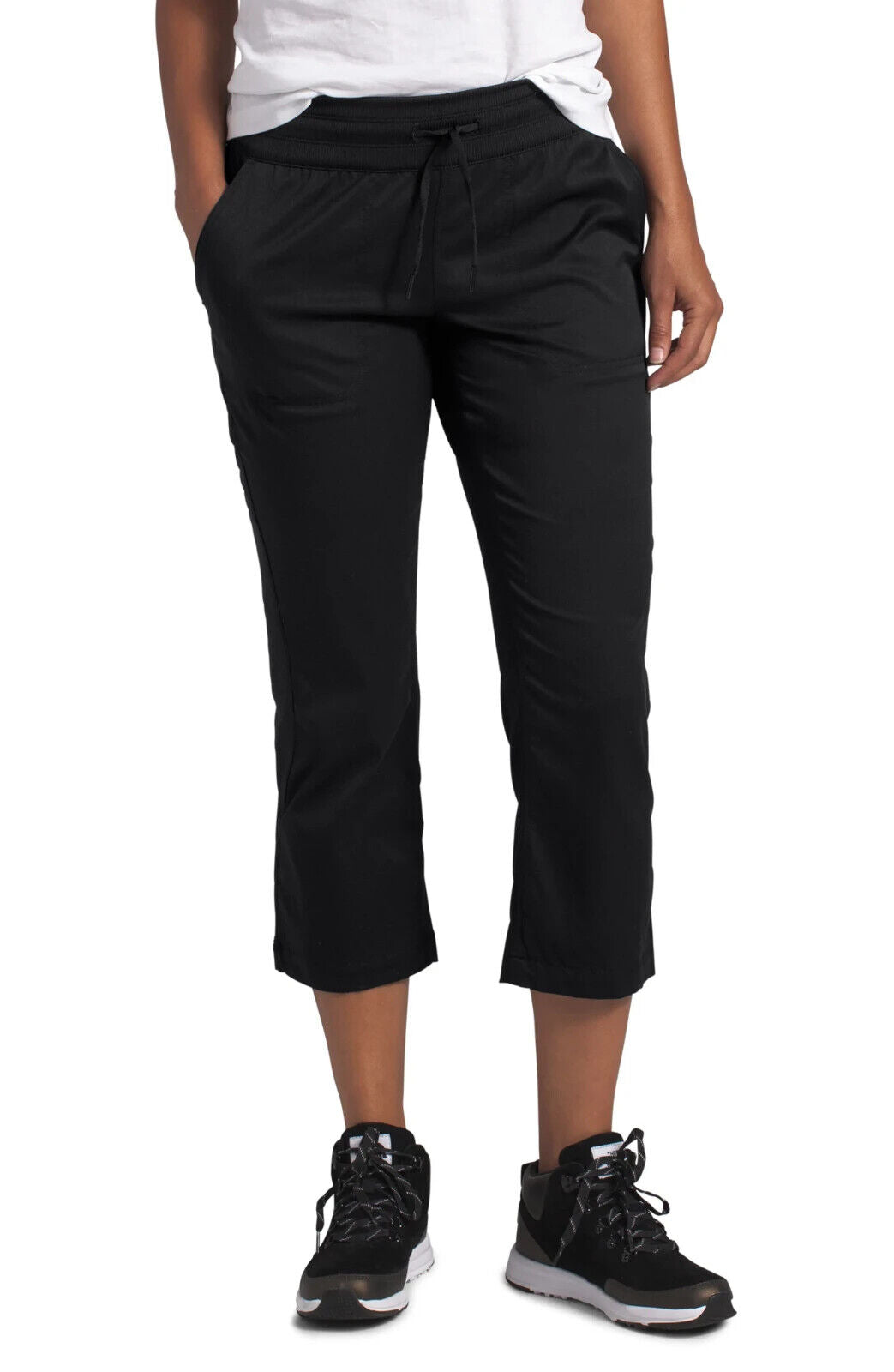 The North Face Aphrodite Motion Water Repellent Capri Pants Black Size XL $50