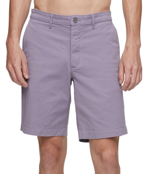 Calvin Klein Men's Chino Shorts Gray Purple Size 40 MSRP $70
