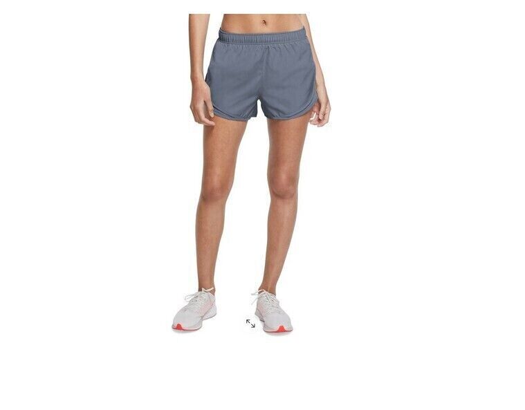 Nike Womens Plus Size Pull-On Tempo Shorts Gray Blue Size 2X