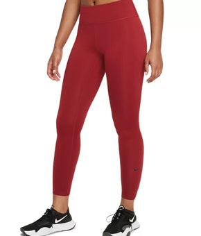NIKE Women's Therma-FIT One Full-Length Leggings Red Brown Size M MSRP $60