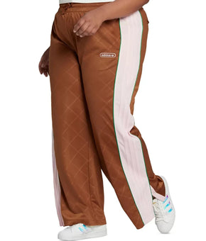 adidas Originals Plus Size Colorblocked Sweatpants Pink Brown Size 4X MSRP $65