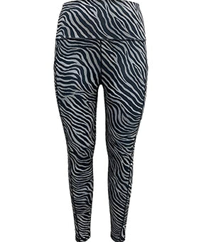 Ideology Women's High-Rise Animal-Print 7/8 Length Leggings Tonal Grey XS