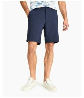 DKNY Men's Essential Comfort-Fit Tech Shorts Navy Blue SIze 31 MSRP $60
