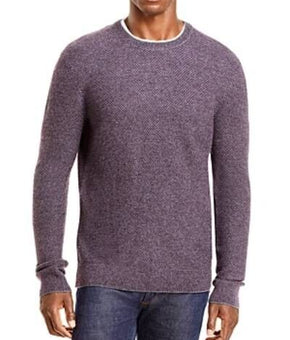 Bloomingdale's The Men's Store Wool Cashmere Sweater Purple Size XL MSRP $148