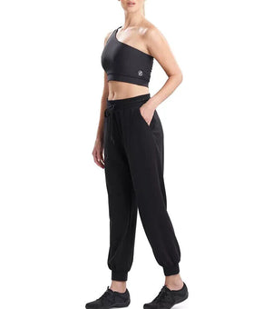 Josie Natori Interlocked Women's Jogger Pants Black Size XL MSRP $78