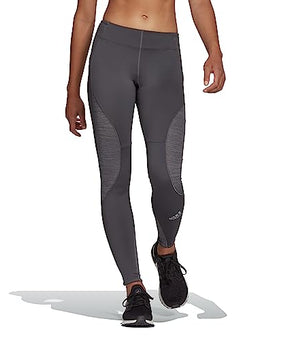 adidas Fast Running Primeblue Leggings Grey Six/Grey Four Size L