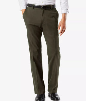 DOCKERS Men Easy Classic Fit Khaki Stretch Pants OLIVE Green Size 32x30 $50