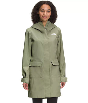 The North Face Women's Breeze Rain II Parka Olive Green Size S MSRP $179