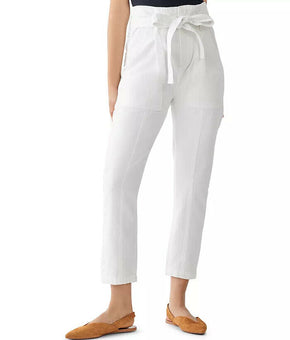 DL1961 SUSIE PAPER BAG HIGH RISE TAPERED STRAIGHT TORINO White Size 27 $229