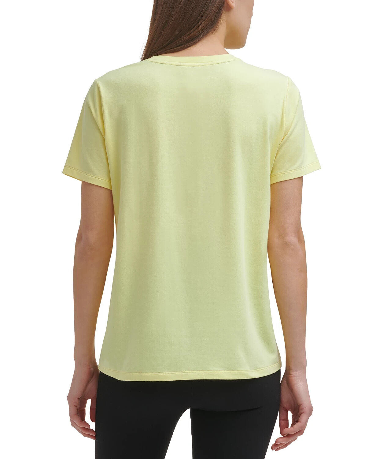 DKNY Sport Logo T-Shirt Neon green Size M MSRP $39