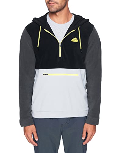 Hurley Mens Summit Windchill 1/4 Zip, Black, M