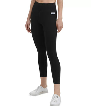 Calvin klein performance women's logo patch 7/8 leggings Black Size L MSRP $60
