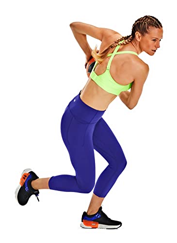 Under Armour Women's Meridian Rib No-Slip 7/8 Ankle Leggings Size S Purple