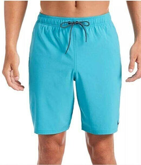 Nike Mens Contend Water-Repellent 9" Swim Trunks Blue Size S MSRP $52