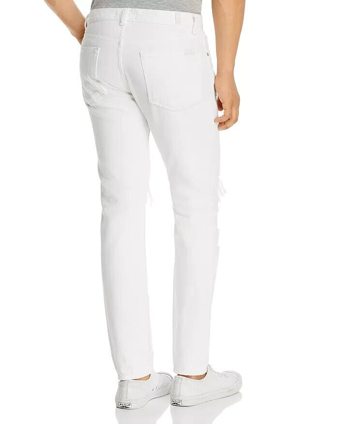 7 FOR ALL MANKIND Men's Paxtyn Skinny Fit Jeans White Size 31 MSRP $225