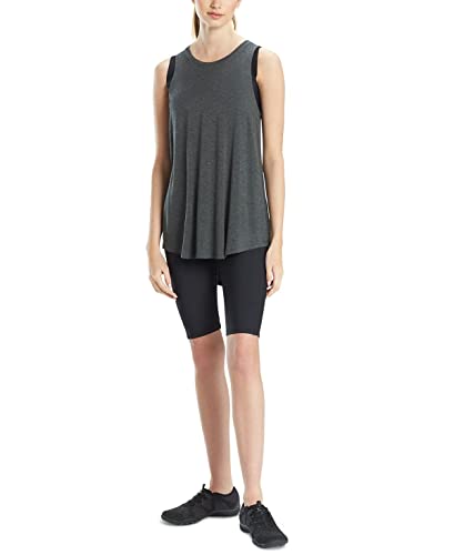 Josie Natori Women's Active Layering Elements Tank Top Anthrocite, Small