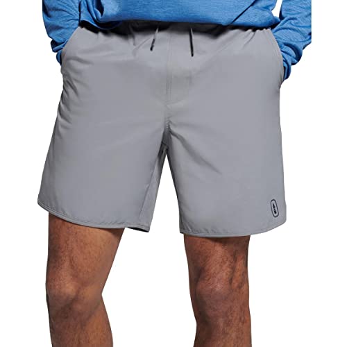 BASS OUTDOOR Men's Woven Shorts, Gargoyle, XXL