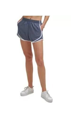 Calvin Klein Performance Perforated Shorts Blue Gray Size S