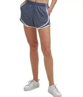 Calvin Klein Performance Perforated Shorts Blue Gray Size S