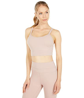 Varley Frances Bra Active Top Shadow Rose Size XS Pink