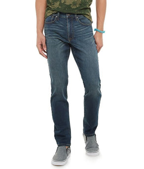 LAZER Men's 5 Pocket Knit Skinny Denim Jean Blue Size 33X32 MSRP $54
