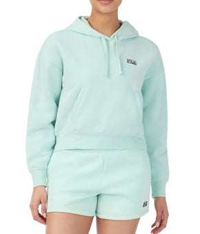 FILA Women's Marina Fleece Hoodie Mint Green Size XL MSRP $45