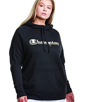 Champion Women's GF140, BLACK, Plust Size 1X