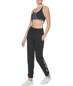 Calvin Klein Womens Performance Graphic Joggers Black Size XS MSRP $60
