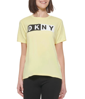 DKNY Sport Logo T-Shirt Neon green Size M MSRP $39