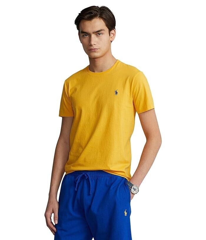Polo Ralph Lauren Men's Classic Fit Crew Neck Tee Yellow Size S MSRP $55