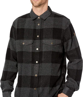 Fjallraven Canada Shirt Men's Size L Black Gray MSRP $150