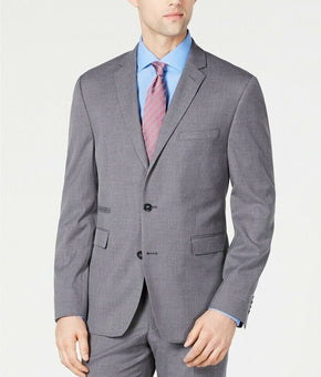 Vince Camuto Mens SlimFit Stretch Wrinkle Resist Suit gray Size 42R MSRP $360