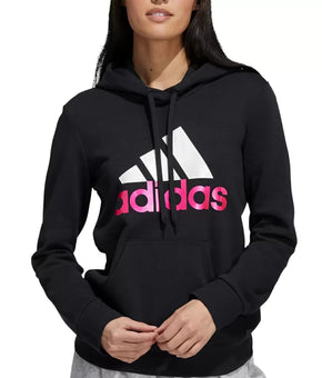 ADIDAS Women's Two Tone Logo Hoodie Black SIze XS MSRP $55