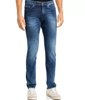 HUGO BOSS MEN'S Delaware3 Slim Fit Jeans Navy Blue Size 40x32 MSRP $178