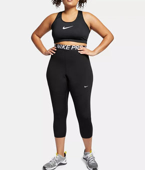 NIKE Plus Size Pro Cropped Leggings Black Size 2X MSRP $45