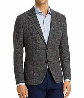 Dylan Gray Mens Gray Classic Fit Cotton Blend Sport Coat Blazer Size 42R $498