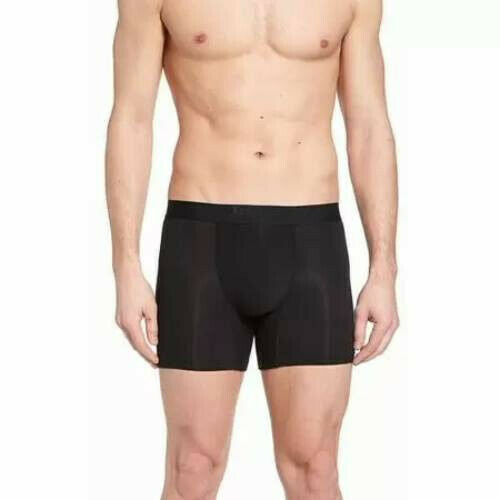 Hugo Boss Men's Underwear Modal Stretch Boxer Brief Black Size S MSRP $34