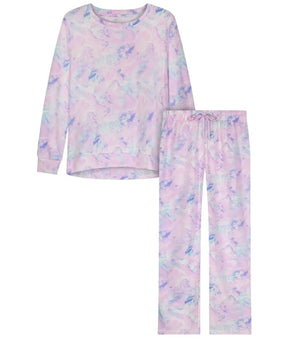 SLEEP ON IT Big Girls Pajama Set, 2 Piece Pink Size S (7/8) MSRP $44