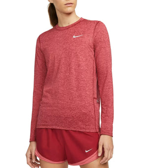 NIKE Women's Element Dri-FIT T-Shirt Brick Red Size XL MSRP $55