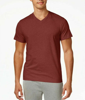 Alfani Men's V-Neck Undershirt Red Burgundy Size S