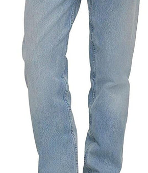 Calvin Klein Mens Straight Fit Light Wash Slim Jeans Blue Size 34/32 MSRP $80