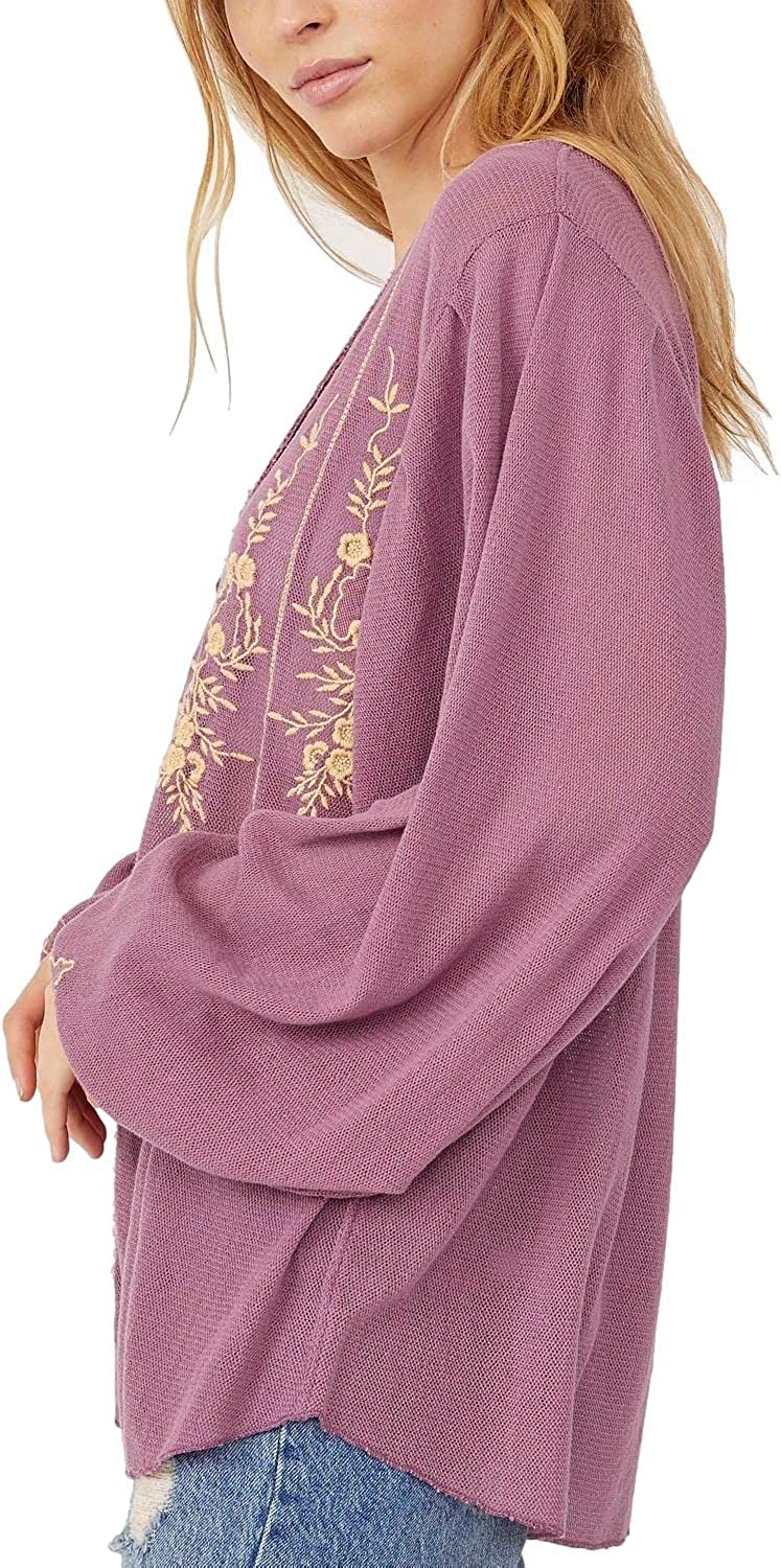 Free People Margie Top, Candied Lilac, Purple Size L