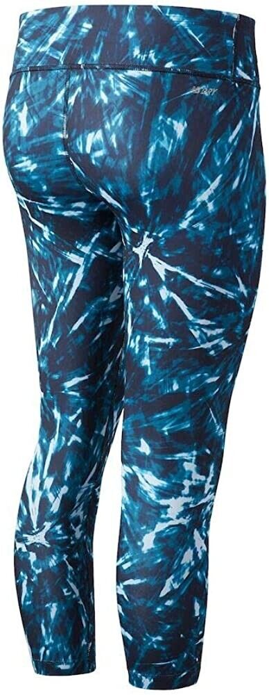 New Balance Women's Printed Accelerate Capri Blue Size L