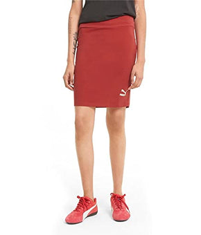 PUMA Womens Classics Tight Skirt - Burgundy - Size S